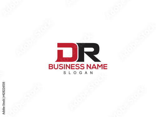 DR Letter Logo, dr logo icon vector for business
