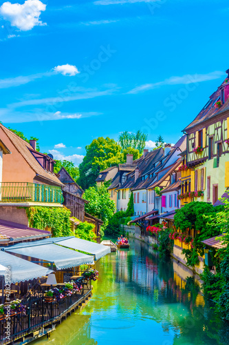 Little town of Colmar in Alsace, France