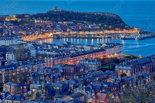 Scarborough in the Blue Hour