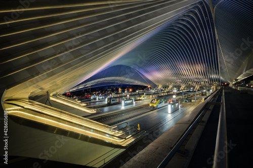 The Guillemins rail station, Liege, Belgium