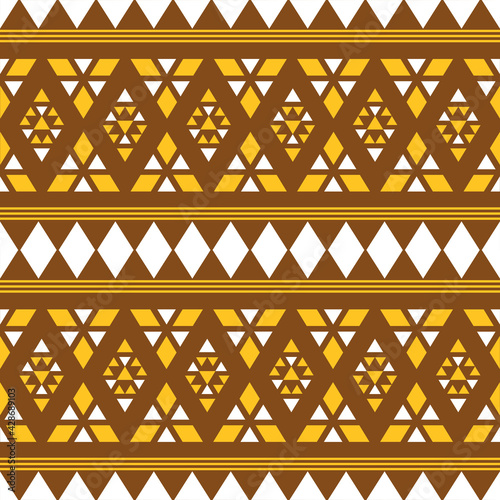 Seamless ethnic African texture background