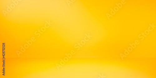 Abstract Yellow background for display your products color smooth background ,wallpaper illustration
