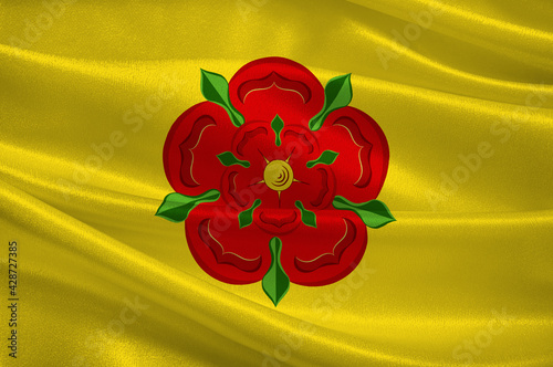 Flag of Lancashire in England