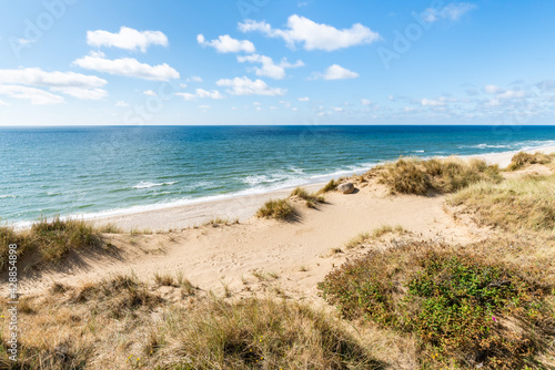 Sand dunes near the Rotes Kliff (red cliff) on Sylt, Schleswig-Holstein, Germany