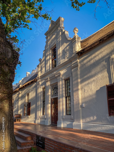 Historical building from 1798 at Dorp Street, Stellenbosch, South Africa