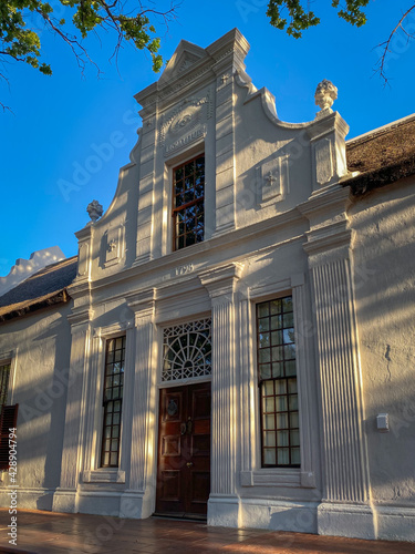 Historical building from 1798 at Dorp Street, Stellenbosch, South Africa