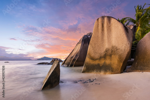 Anse Source d'Argent tropical beach in the Seychelles