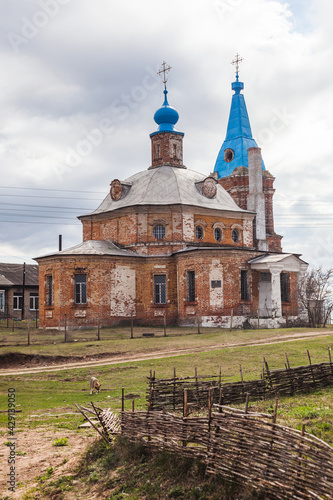 Church of the Transfiguration of the Savior 1793 in Shumash village, Russia