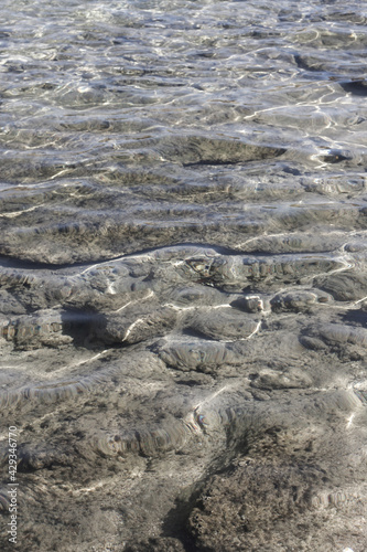 Transparent sea water texture, natural background