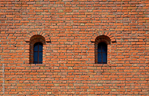 Close-ups of architectural details of the Catholic church of St. st. Maciej in the village of Pawłowo in Masovia, Poland.