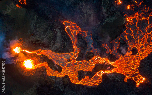fagradalsfjall volcano eruption, iceland, volcano, lava show 