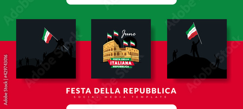 Republic Day of Italy (Italy: Festa della Repubblica Italiana). Celebrated annually on June 2 in Italy.