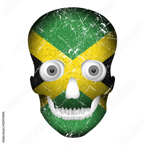 Skull flag Jamaica