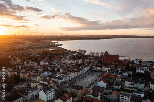 Miasto Puck - Zatoka Pucka- wjazd na półwysep