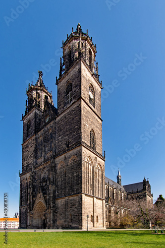 Der Dom in Magdeburg in Sachsen-Anhalt, Deutschland 