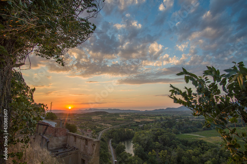 Briones medieval village in La Rioja Spain