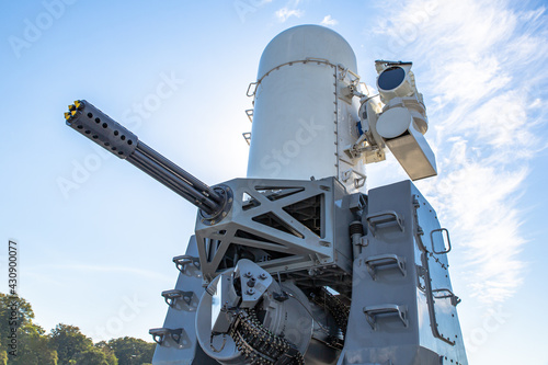 海上自衛隊 護衛艦を防御するCIWS（横須賀／神奈川） 