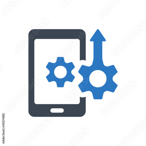 Mobile optimization icon