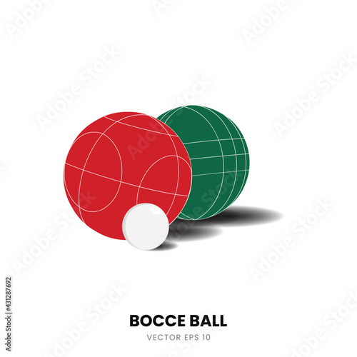 A Bocce Ball illustration, perfect for additional images with a Bocce sports theme