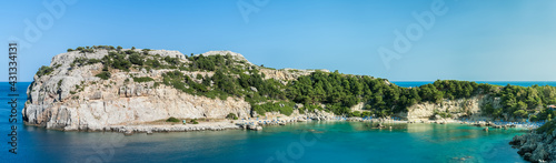 Anthony Quinn bay panorama, Rhodes