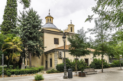Neoclassical chapel Ermita de San Antonio de la Florida built from 1792 to 1798 on the orders of King Carlos IV. Madrid, Spain.