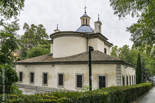 Neoclassical chapel Ermita de San Antonio de la Florida built from 1792 to 1798 on the orders of King Carlos IV. Madrid, Spain.