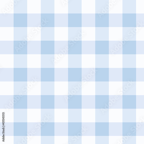 Blue gingham seamless pattern