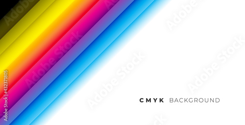 rainbow cmyk colors line stripe background