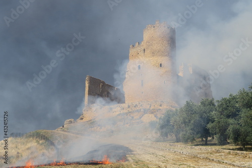The ruins of the castle of Mazzarino