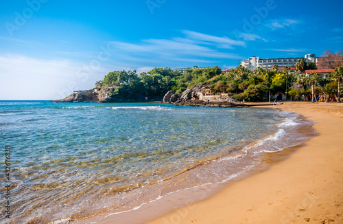 Incekum Beach at winter time in Alanya