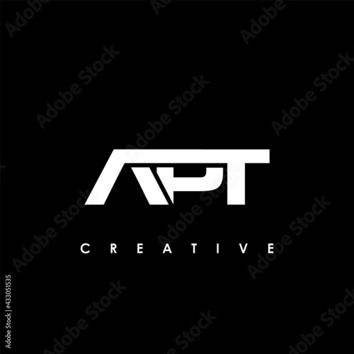 APT Letter Initial Logo Design Template Vector Illustration