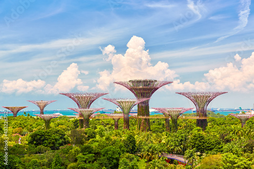Singapore Supertrees Grove at the Gardens by the Bay