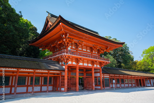 京都 下鴨神社の楼門