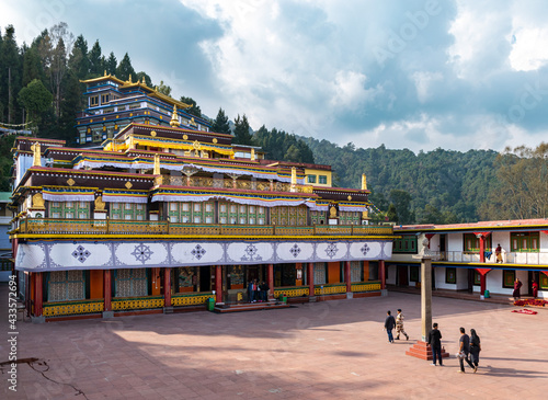 Rumtek Monastery located in Sikkim-India is one of the oldest monastery. Buddha