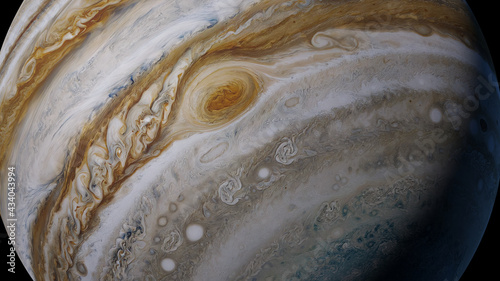 Jupiter giant planet in high definition quality