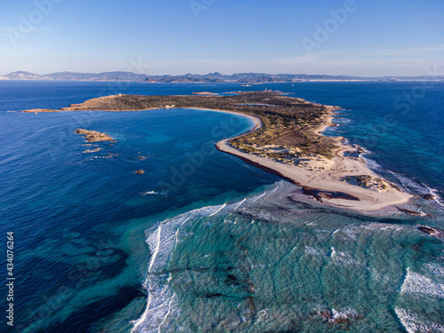 Espalmador Island, Estret des Pas, Es Trucadors , Formentera, Pitiusas Islands, Balearic Community, Spain