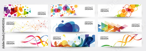 abstract banners