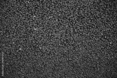 Surface grunge rough of asphalt, Tarmac grey grainy road, Driveway texture background, Top view