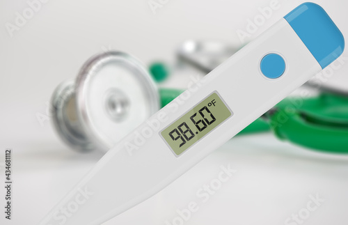 electronic medical thermometer for measuring human body themperature