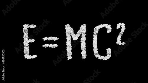 e=mc2 Einstein formula relativity hand writing