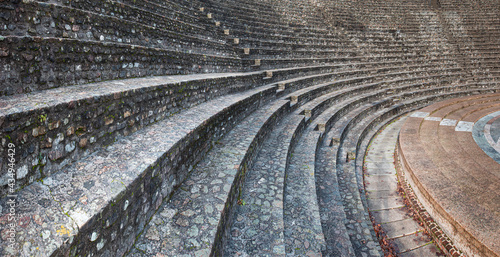 The old ancient roman Amphitheater - Lyon, France