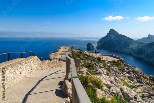 famous viewpoint on Mallorca, the Mirador Es Colomer