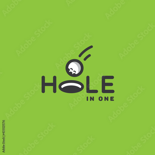 Hole in one logo