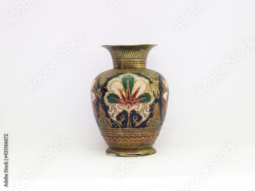 antique vase isolated on white