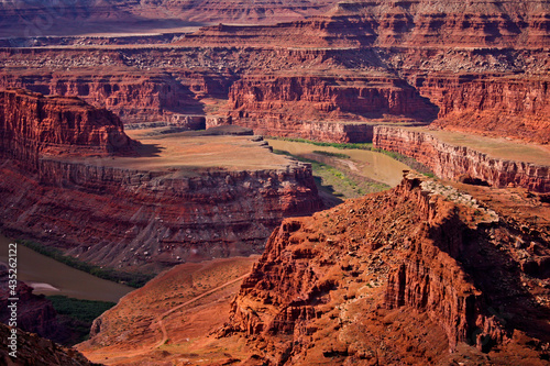 Dramatic shapes of Dead horse state park near Moab, Utah state