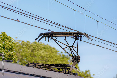 blue, cable, cables, cabling, connection, current, danger, detail, electric, electrical, electricity, energetic, energy, grid, high, industrial, industry, infrastructure, line, locomotive, metal, mode