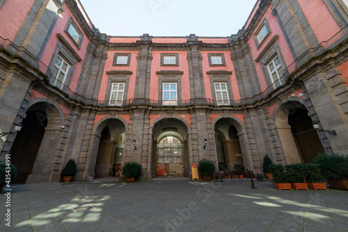 exterior of Royal Palace in Capodimonte park