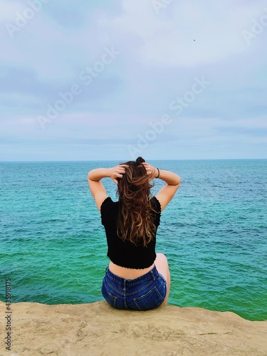 Girl By The Sea