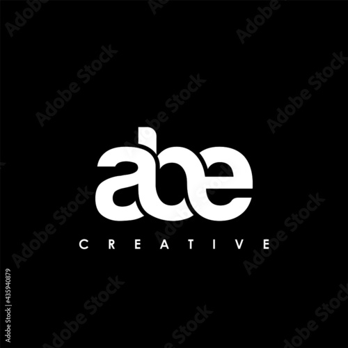 ABE Letter Initial Logo Design Template Vector Illustration