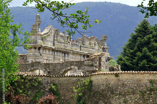 Ruins of the ancient Certosa (Carthusian Abbey) in Serra San Bruno, destroyed by 1783 Earthquake